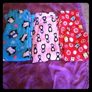 Bundle of ladies pajama pants